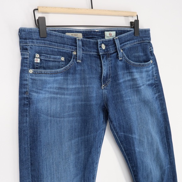 AG Adriano Goldschmied The Tomboy Jeans Womens 28R Blue Relaxed Straight - Picture 2 of 10